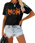 Leopard Print Love MAMA Mother's Day T-shirt Holiday Outdoor Leisure Pure Cotton — photo 10
