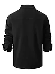Camisa masculina tamanho europeu com lavagem e elasticidade Conforto e estilo para o homem moderno. Perfeita para o dia a dia, com ajuste ideal — foto 6