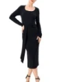 Title 1, Womens Solid Color Round Neck Long Sleeve Lace...