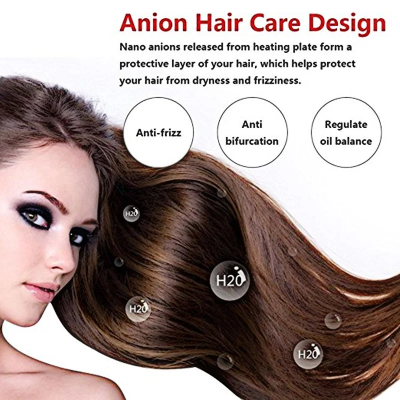 Title 7, Automatic adjustable temperature red hair strai...