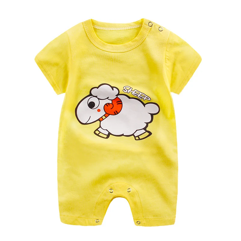 Macacão de bebê de algodão de verão Roupa de uma peça respirável e fresca para o verão. Conforto e liberdade para os pequenos. — foto 3