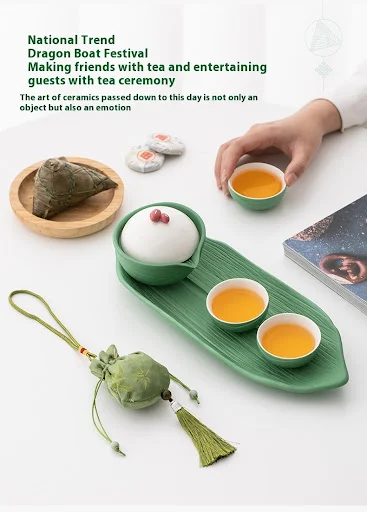 Title 6, Dragon Boat Festival Style Teaware Gifts Set. E...