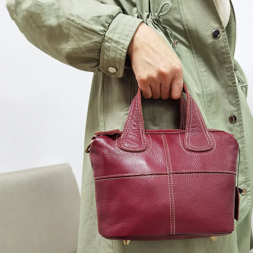 Title 1, Nova bolsa feminina de couro, bolsa de mão e tr...
