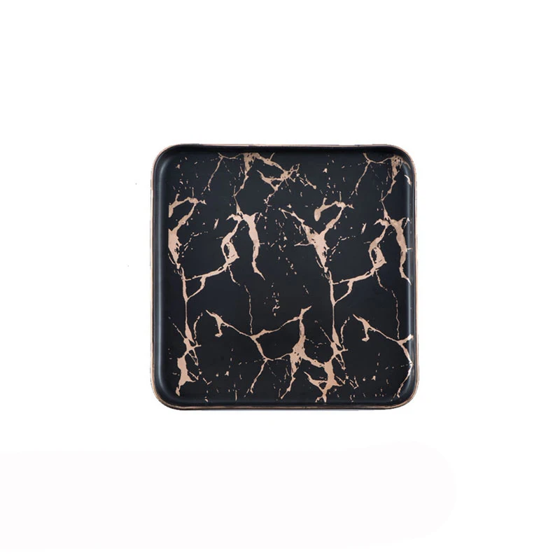 Title 5, Rectangular Flat Dinner Plate for Household Use...
