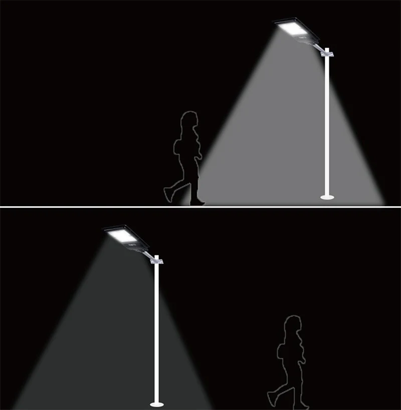 Luminária LED solar impermeável integrada. Ilumine jardins, pátios e caminhos com energia renovável. Durabilidade e economia garantidas. — foto 1