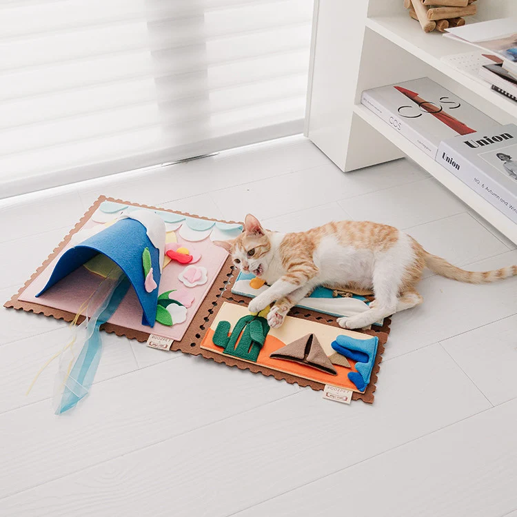 Title 4, Cat Travel Diary Sniffing Toy Explore the World...