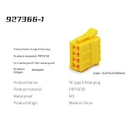 Microposicionador Conector TE Tipo 32p para posicionamento preciso. Garante conexões seguras e confiáveis em espaços limitados, ideal para ambientes exigentes. — foto 7