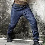 Men's Straight Multi-pocket Stretch Slim Jeans, Combining Comfort and Style for Everyday Wear, a Modern and Versatile Fi — photo 4