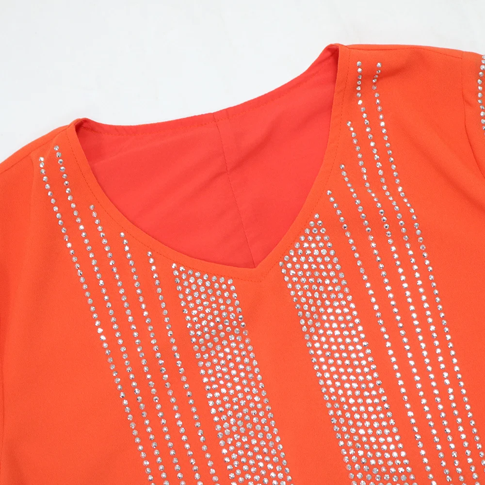 Title 12, Gepersonaliseerde Dames Robe Jurk met Strass, S...