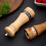 Rubber Wood Manual Pepper Grinder for precise seasoning. Enjoy freshly ground peppercorns. Easy to use, refillable. Enha — photo 8