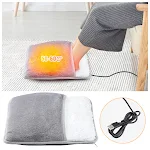 Flannel USB Plug In Foot Warmer Home Smart, provides instant warmth and comfort, easy to use, perfect for chilly days at — photo 4