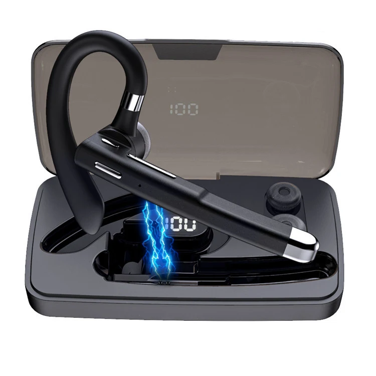 Portable Wireless Bluetooth Headset with Microphone, Hanging Ear Design, and Long Standby Time for Calls and Music Liste — photo 4