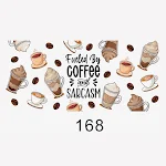 Waterproof and High Temperature Resistant Self-adhesive Labels for Coffee Cup Themed Glass, perfect for hot beverages. — photo 3