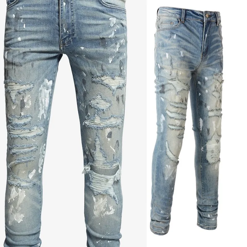 Title 5, Calça Jeans Masculina Slim Rasgada Grafite Old ...