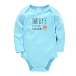 Body infantil manga longa cáqui Vestido de bebê Roupa macia e confortável para recém-nascidos Ideal para uso diário e presente — foto 4