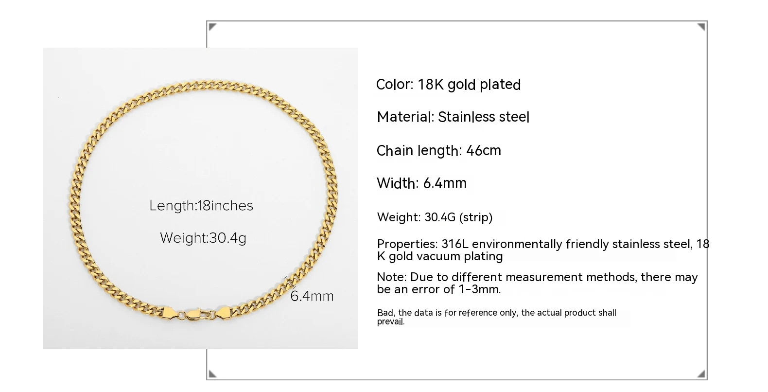 Colar Exquisito 4mm Aço Inoxidável Ornamento Jóia Feminina Design Durável e Brilhante Presente Ideal Elegância — foto 6