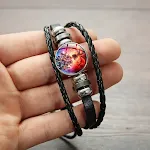 Pulseira Time Stone multicamadas tecida. Design elegante, durabilidade excepcional e estilo atemporal. O acessório ideal para complementar seu visual. — foto 8
