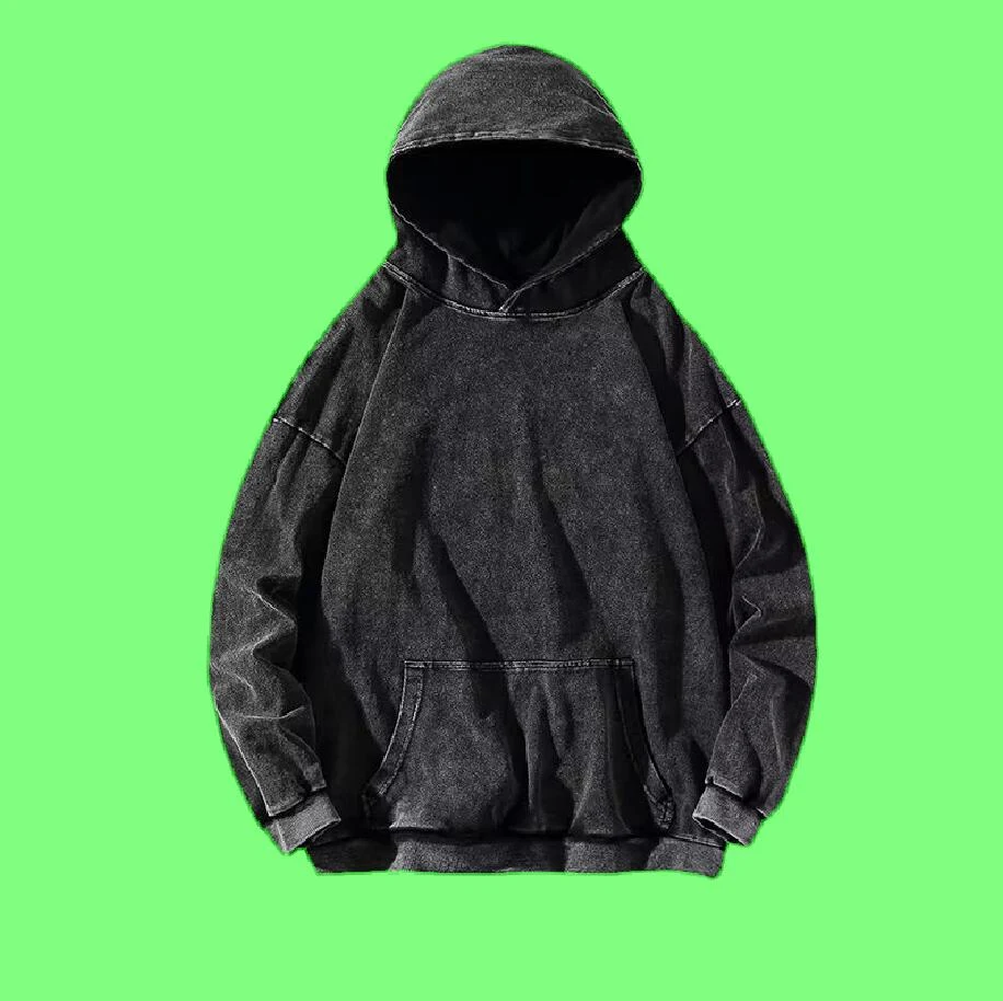 Heavy Washed Sweatshirt Men's Coat Comfortable and Warm Casual Jacket Perfect for Everyday Wear Versatile and Timeless S — photo 5