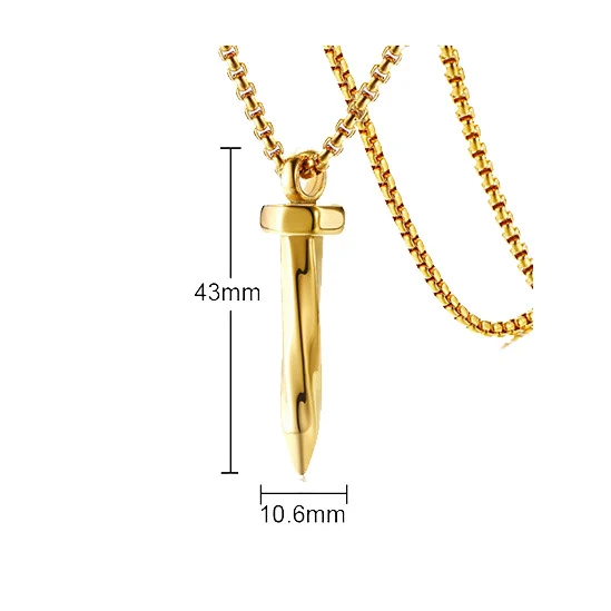 Colar masculino de aço inoxidável com águia. Design forte e elegante. Acessório perfeito para homens que buscam estilo e personalidade. Use em qualquer ocasião. — foto 6