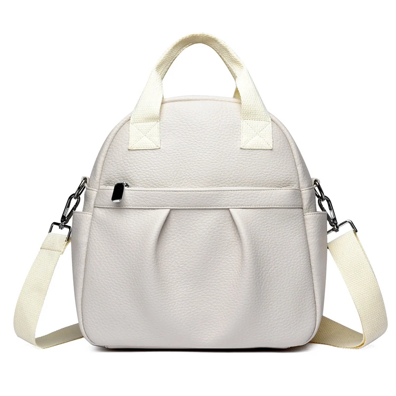Mochila Versátil Feminina PU Impermeável Rucksack – Conforto e proteção para seus pertences, ideal para uso diário, viagens e trabalho — foto 5