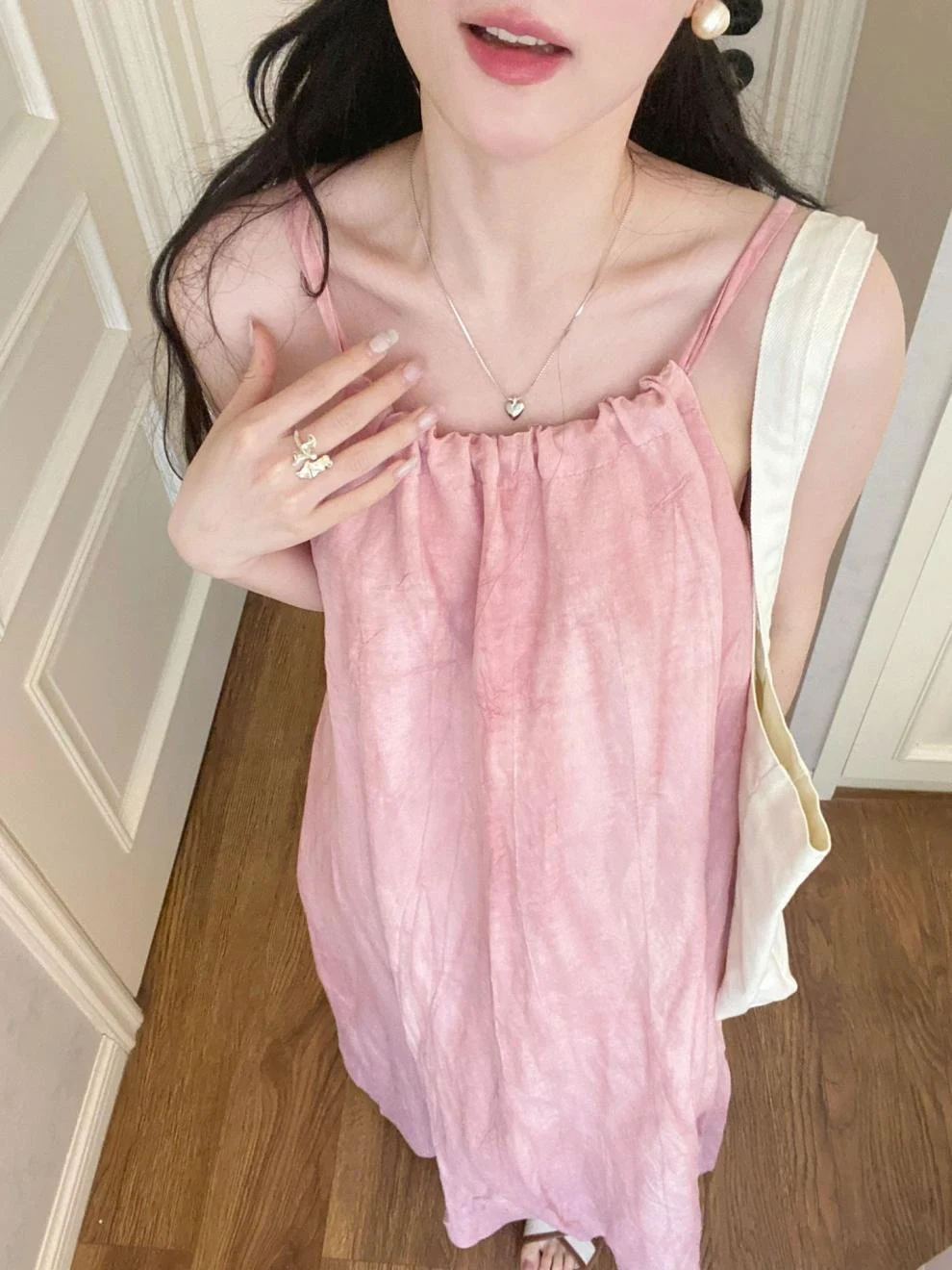 Title 1, Linen Sling Dress Womens Loose Slimming, perfe...