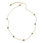 Colorful Necklace Gold