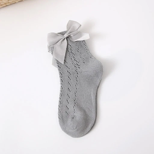 Title 12, Hollow Loop Mesh Calf Socks For Children