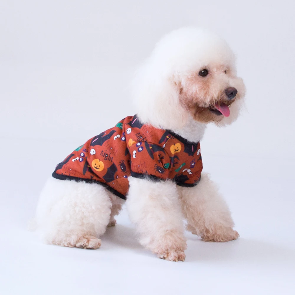 Halloween Series New Dog Clothes T Shirt. Fun and comfortable costumes for your pet. Get ready for a stylish and happy H — photo 1