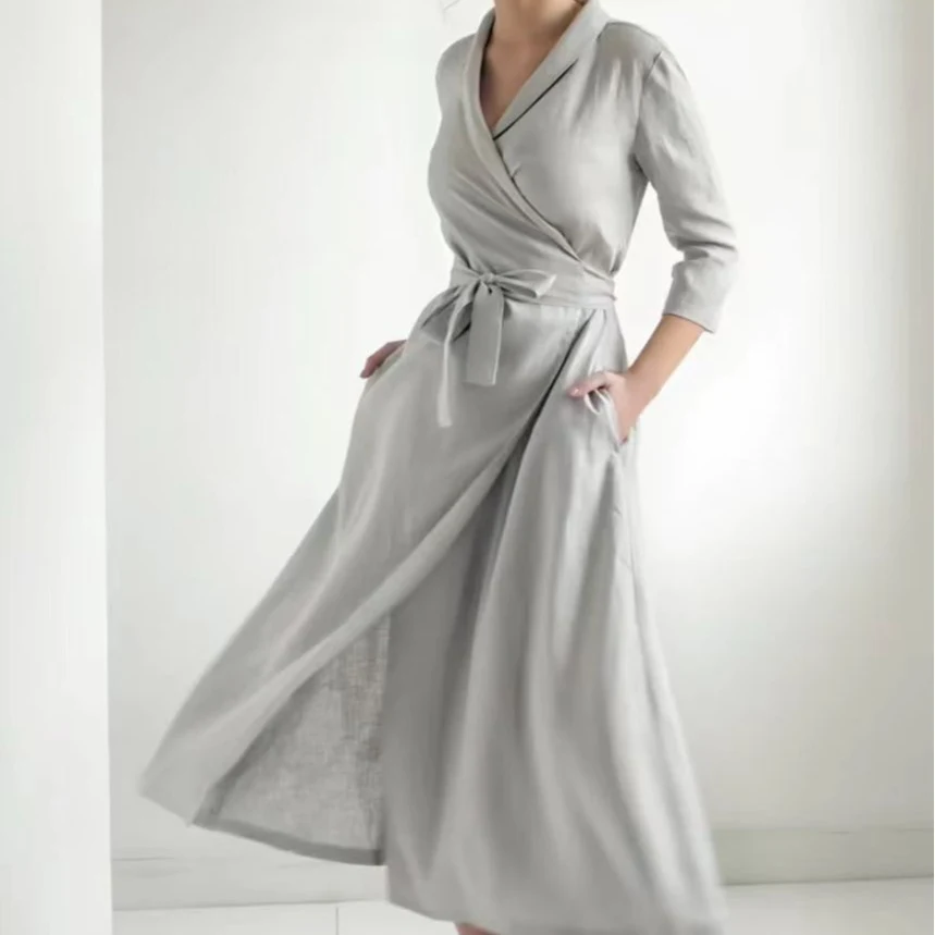 Women's Fashion Individual Casual Lace-up Dress — photo 5
