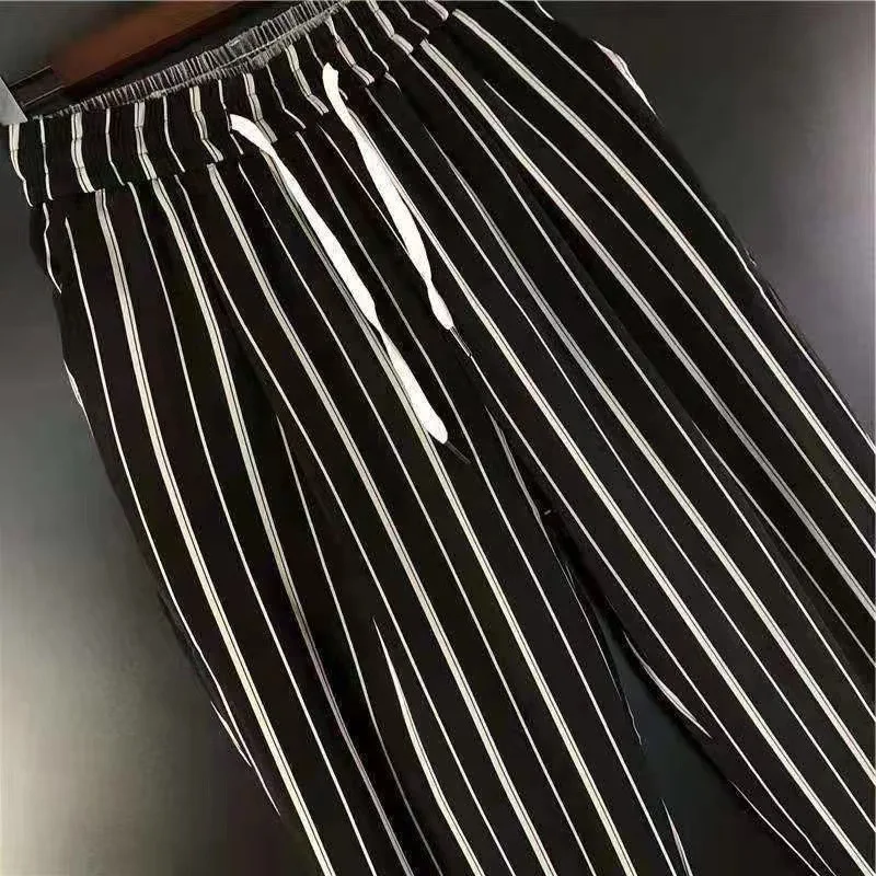 Striped Harem Pants Loose Casual Ankle Tied Personality Trendy Skinny Pants for Stylish Comfort — photo 5
