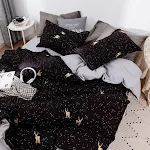 Jogo de cama simples de quatro peças de algodão aloe vera com desenho de aloe vera, leve e confortável para noites tranquilas. — foto 2