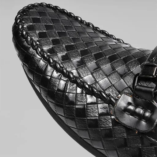 Title 10, Zapatos casuales de cuero para hombre con tacón...