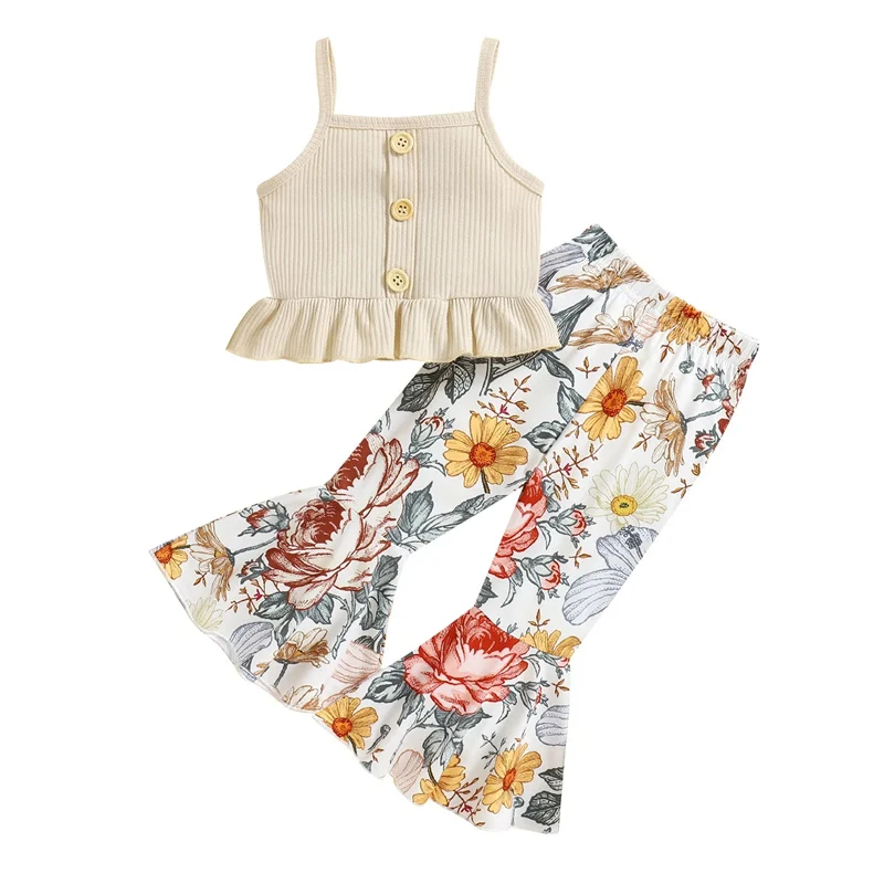 Meisjes Sunken Stripe Bretel Top Pak Zonnebescherming Stijlvol en Comfortabel Perfect voor Zomer en Strand. — foto 4
