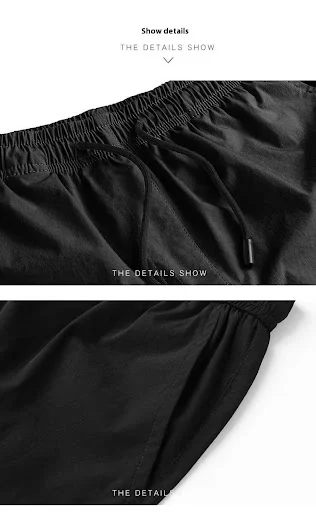 Title 10, Summer Mens Ice Silk Stretch Casual Pants for ...