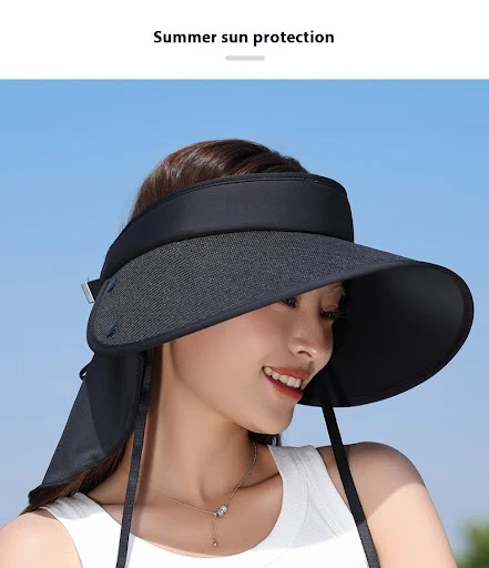 Title 11, Upgraded plus-size hat brim visor straw hat for...