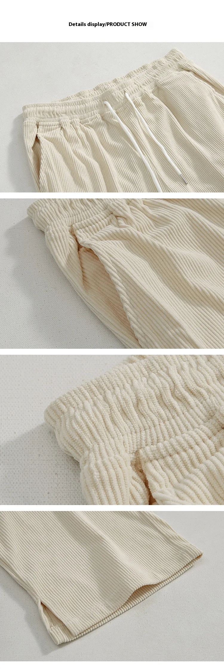 Title 6, Mens Autumn and Winter Corduroy Straight Leg P...