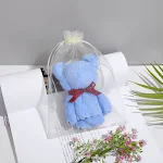 Toalha Ursinho com Presente de Mãozinho para Jardim de Infância Um presente adorável e macio para banho, perfeito para crianças pequenas. — foto 22