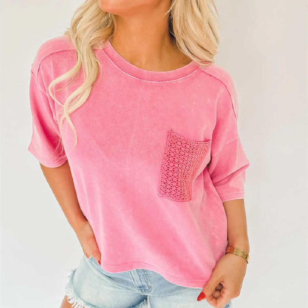 Title 2, Casual All-match Short-sleeved Top
