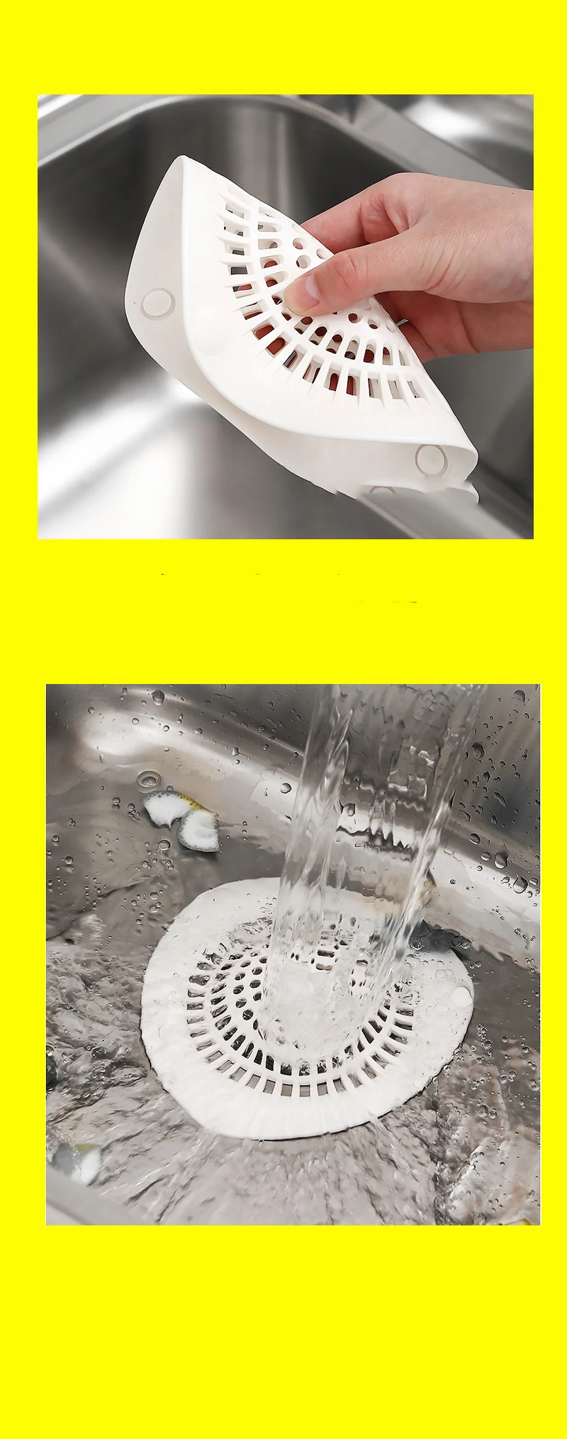 Anti-Blocking Washbasin Leak Plug Hair Filter Prevents Clogs and Water Leaks Keeps Your Sink Clean and Drain Free Flowin — photo 4