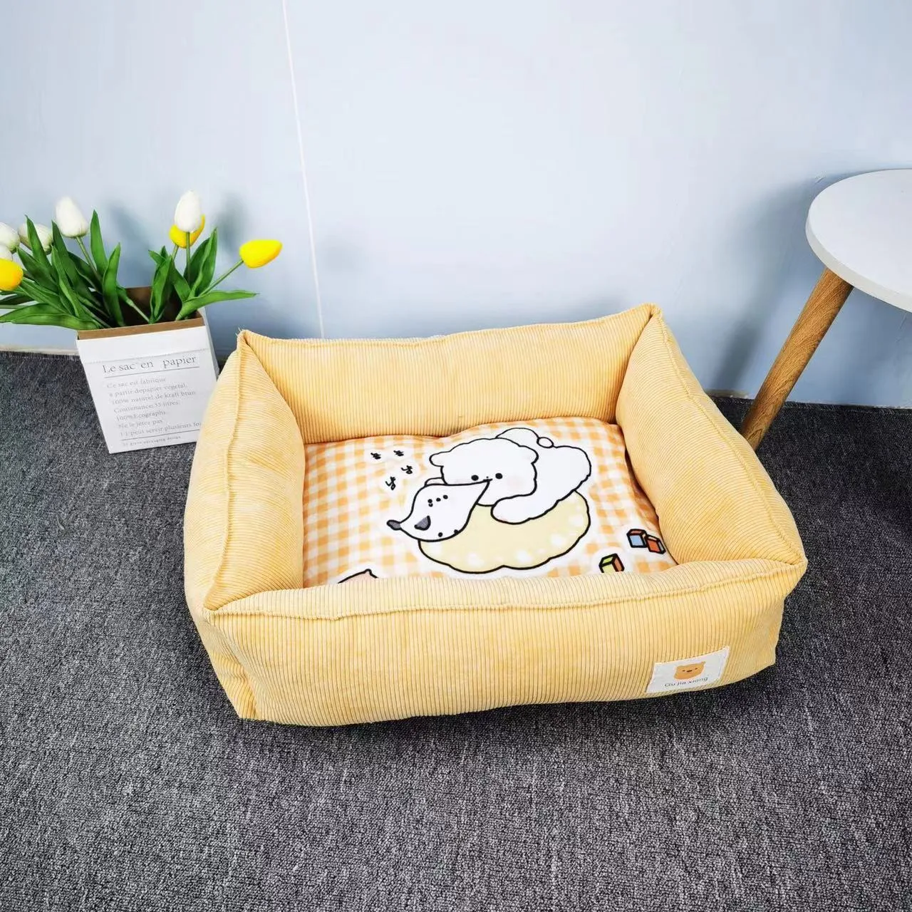 Dogs And Cats Pet Winter Cotton Universal Nest. A warm and cozy haven, providing comfort and protection for your furry f — photo 10