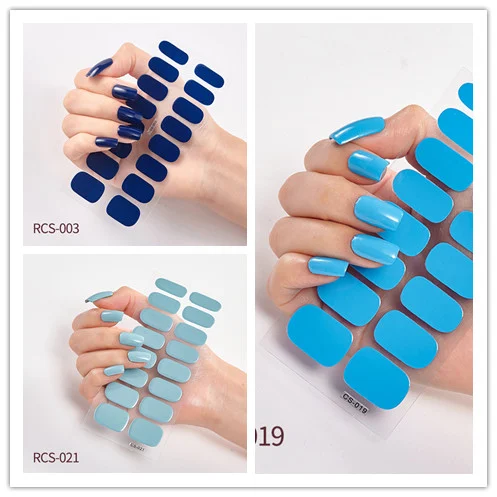 Simple waterproof nail stickers for long-lasting manicures. Easy to apply and water-resistant, perfect for a flawless lo — photo 7