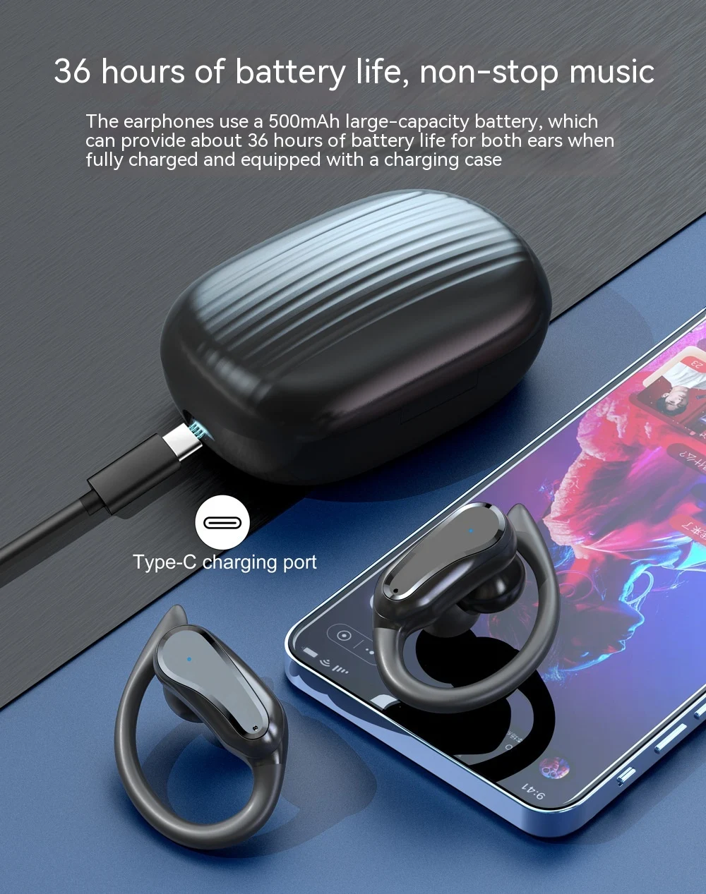 Title 7, IPX7 Waterproof Sports Wireless Intelligent Noi...