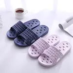 Summer House Shoes Non-slip Hollow Sole Design Floor Bathroom Slippers for Women Men. Enjoy comfort and safety around th — photo 10