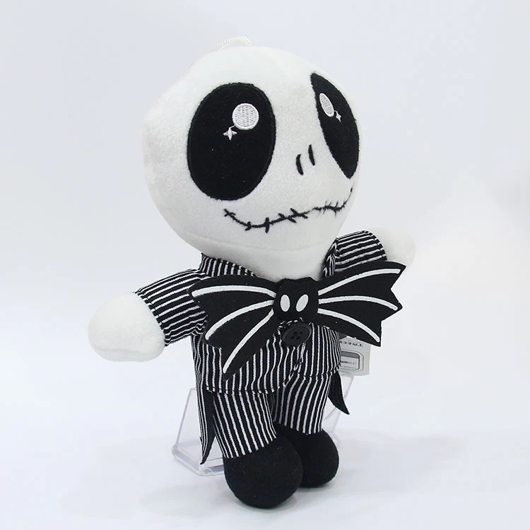 Boneco de pelúcia Pumpkin Jack Halloween, boneco de caveira, ideal para decoração e abraços assustadores na época do Halloween. — foto 2