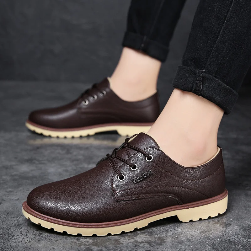 Title 6, Mens Waterproof Rubber Versatile Lace-Up Shoes...