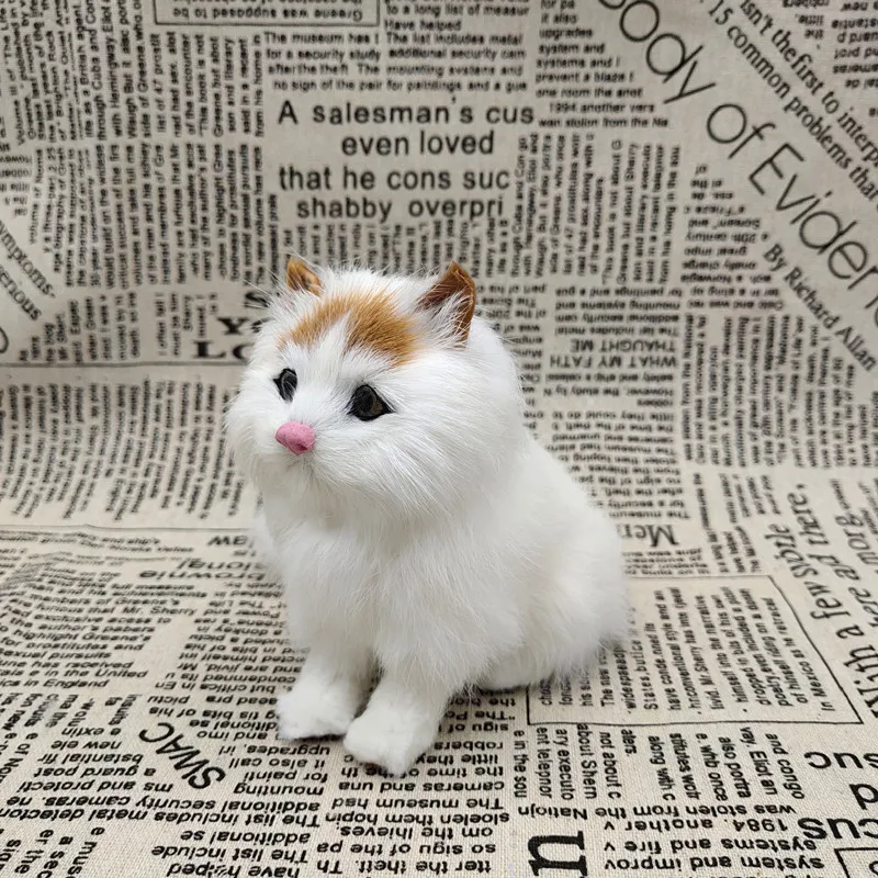 Fofo Brinquedo de Gato Simulação Squat com Miaus Ativados por Voz! Diversão interativa e companhia adorável para todas as idades! — foto 2