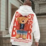 Moletom com capuz hip-hop masculino, solto e moderno, de inverno, plus size com veludo, ideal para um visual despojado e quentinho. — foto 14