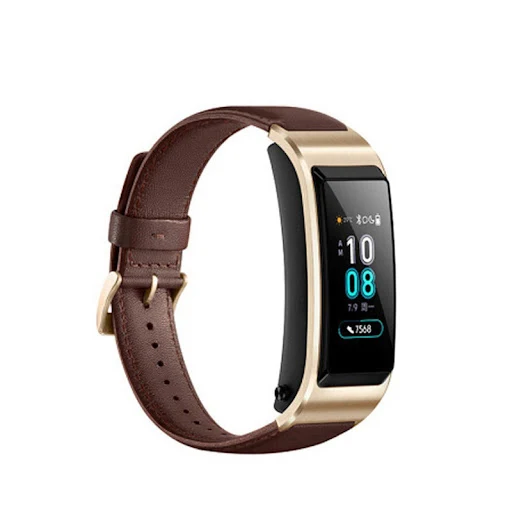 Title 5, Simple Solid Color B5 Wristband with Genuine Le...