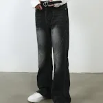American Retro White Bootcut Trousers Slimming Washed Straight Wide Leg – Comfortable and Stylish for All Occasions — photo 1