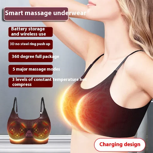 Title 1, Electric Breast Vacuum Machine with Massage Und...